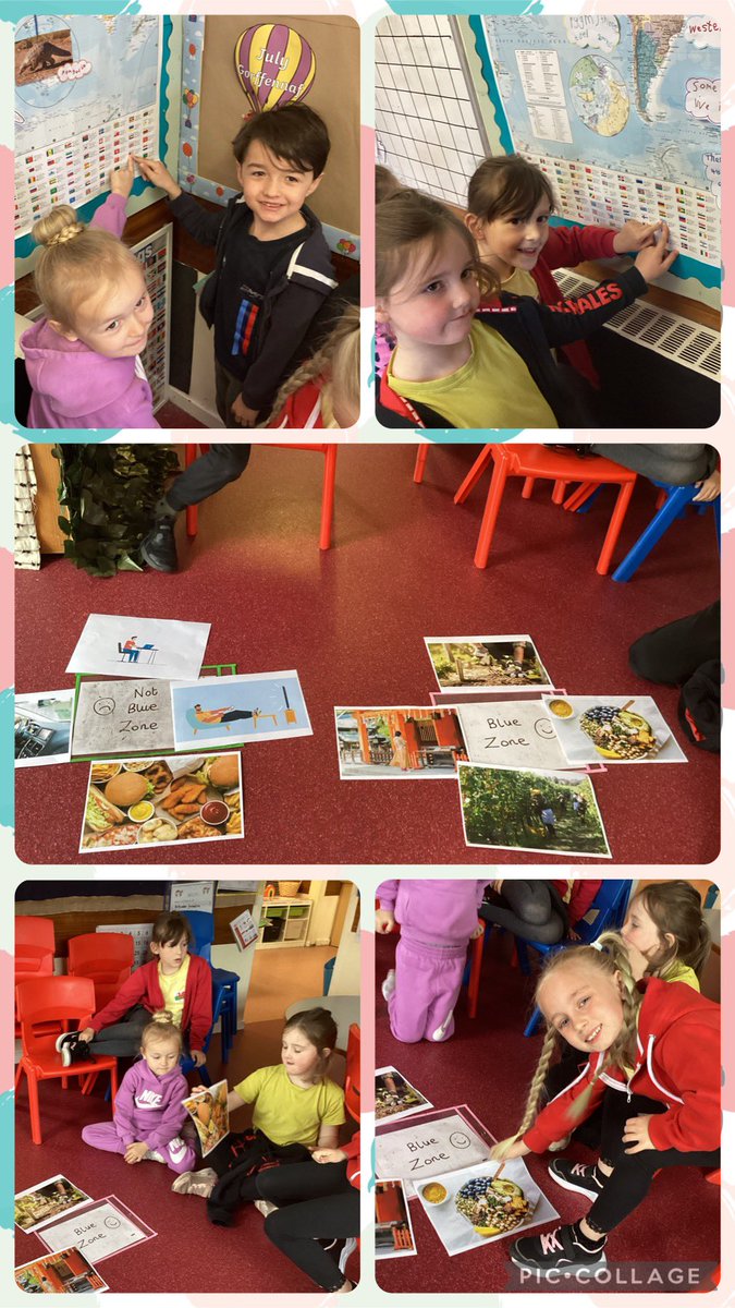 We have been exploring Blue zone countries today and learning about our different lifestyles. We also tried some of the food they eat, some were more popular than others! 🇨🇷🇯🇵🇬🇷🇮🇹🇺🇸 #Bluezoneregions #EthicalInformedCitizens #CGIHum #CGIWB