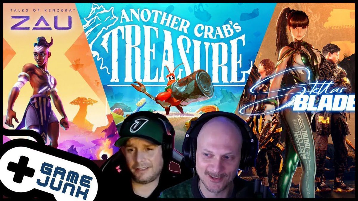 Game Junk 190: Initial Thoughts on Another Crab's Treasure, Stellar Blade and Tales of Kenzera: Zau buff.ly/4aSOlLz
