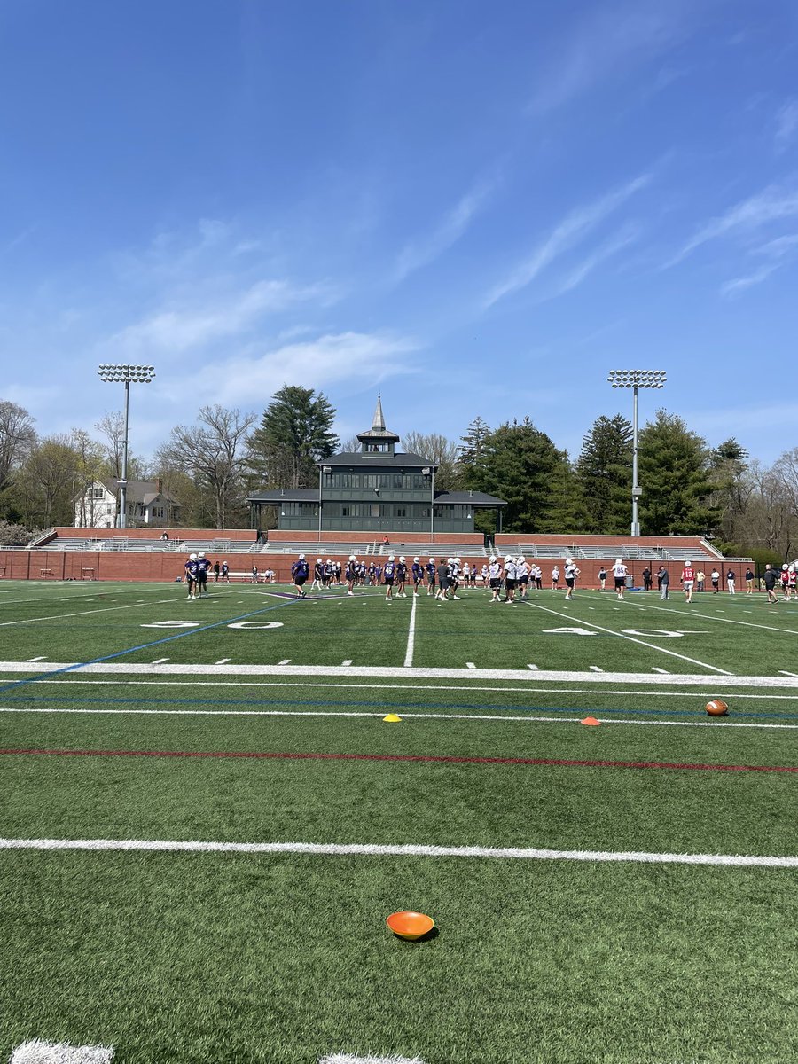 Had a great day visiting <a href="/amherstcollfb/">Amherst College Football</a> learning about the program and touring campus. Thanks <a href="/CoachEJMills/">EJ Mills</a> <a href="/Coach_Bussard/">Luke Bussard</a> and the rest of the staff. Looking forward to getting back to campus in June. <a href="/hinghamfootball/">Hingham Football</a> <a href="/coachtjbyrne/">T.J. Byrne</a>