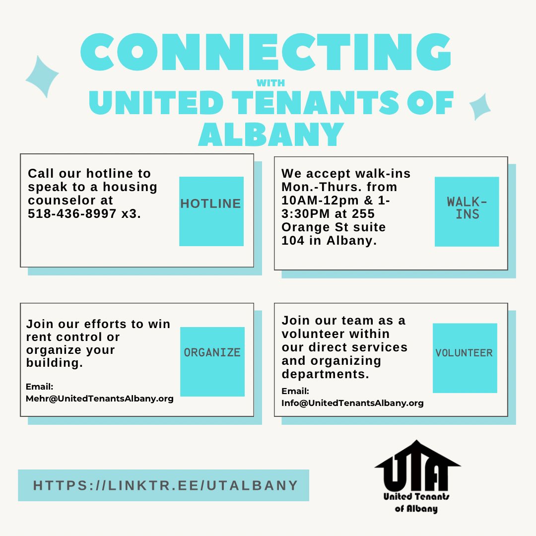 United Tenants of Albany tweet media
