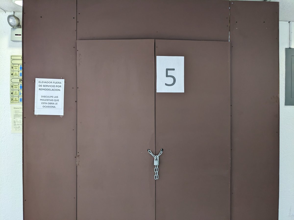 <a href="/INPRFM/">PSIQUIATRÍA INPRFM</a> las molestias que ocasiona SON MICHAS.
Tiene meses descompuesto y sin alternativas públicas para movilidad de personas con discapacidad 🩼♿ o personas mayores o personas empastilladas