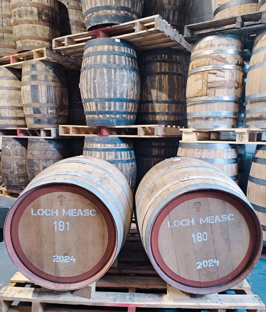 Our bonded warehouse is filling up fast with the most beautiful casks from around the world 🌎 🥃 To check out our 2024 cask offering click on loughmaskdistillery.com #irishwiskey #smallbatch #singlemalt #lovemayo #wildatlanticway