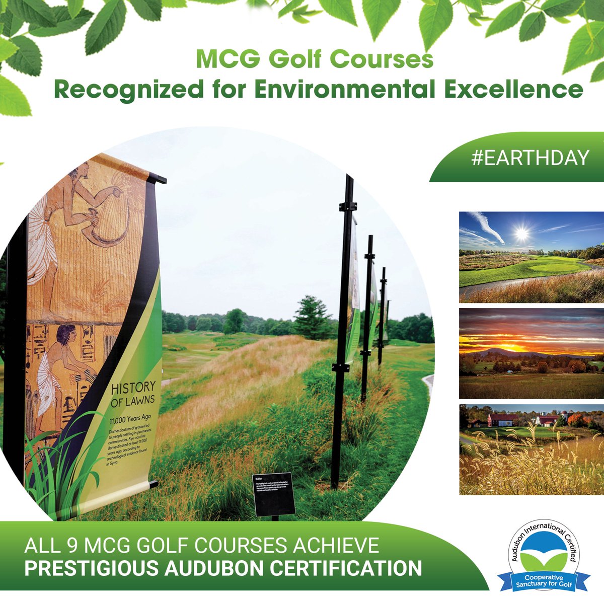 ICYMI: All nine MCG Golf Courses in Montgomery County now boast the Certified Audubon Cooperative Sanctuary status—joining an elite global club of eco-friendly greens. It's a hole-in-one for nature and golf lovers alike! 🌿⛳ Read more: ow.ly/iUku50Rqjig