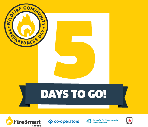 Prep Day is 5 days away and we can’t wait to see how your neighbourhood will be participating!📷

Share your pictures with us! Don’t forget to tag FireSmart Canada, and use the hashtag #WildfirePrepDay.
Learn more about Prep Day at ow.ly/bnaM50Rr9BJ

#PrepDay #5DaysToGo