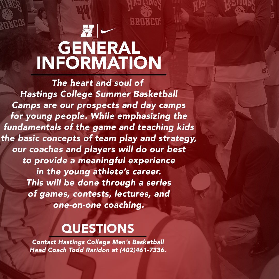 HCBroncoMBB's tweet photo. Head to https://t.co/lXdjNlADco today to register for our Summer Camps!
#GDTBAB https://t.co/B6izG0GUDA