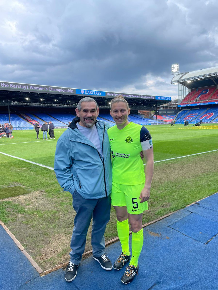 Unbelievably grateful to my Dad for being my number one fan since the day I first kicked a ball! The miles travelled, the games watched, and the support given. I couldn’t have done it without him 🫶🏼