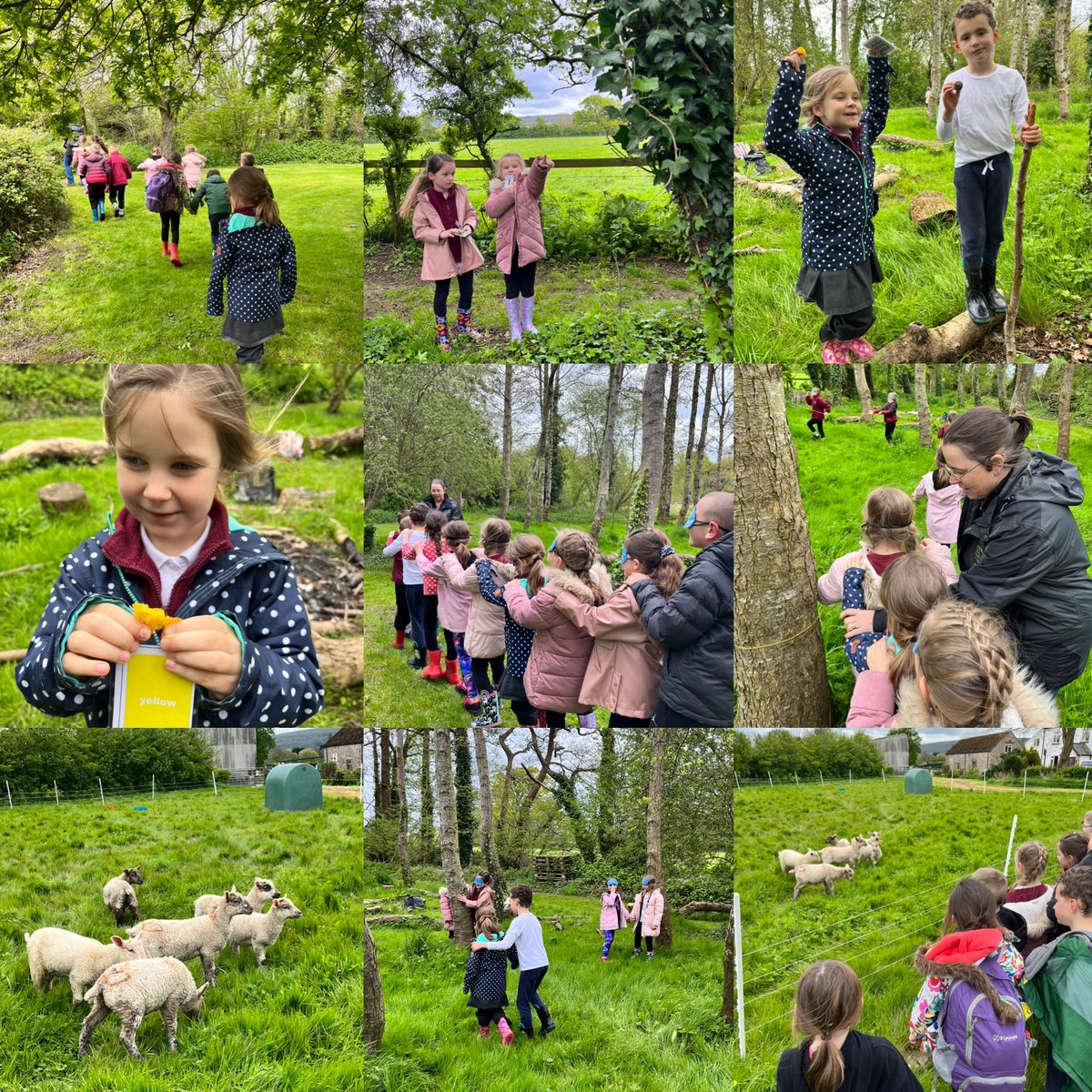 A windy but wonderful afternoon at Forest School with children from West Wick and Hewish who worked together when exploring the outside area. ‘I feel excited and nervous’. ‘I’ve never tried this before but I will have a go’. ‘I can see a pheasant, look!’ 🌿🌼