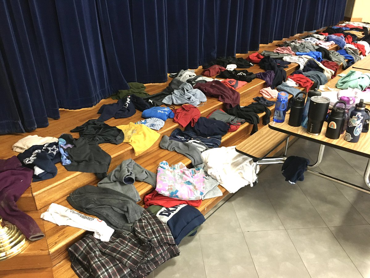 Last call for Lost &amp; Found! 👕 🧢 👞 

Grab your missing items before they are donated later this week. #WilsonWay