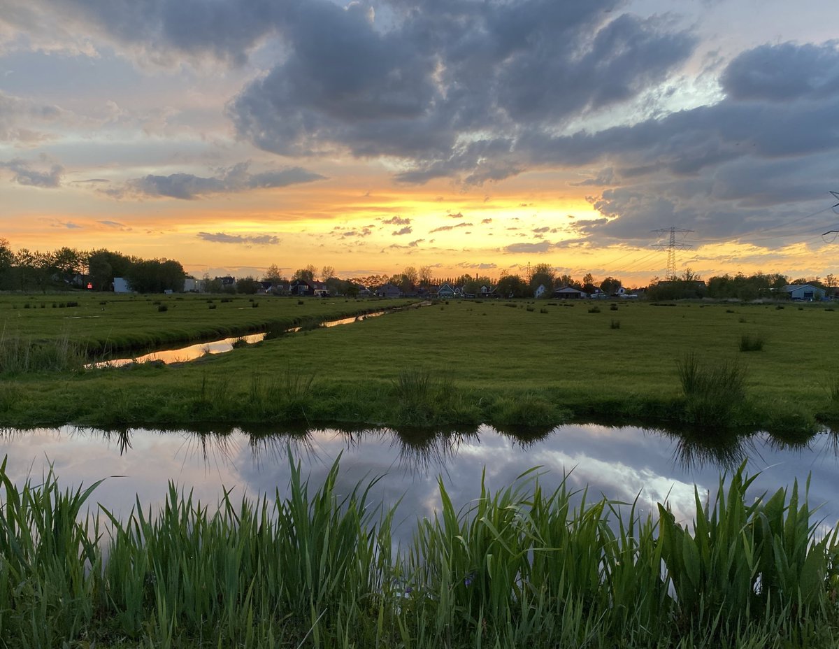 Avondwandeling #sunset #nofilter