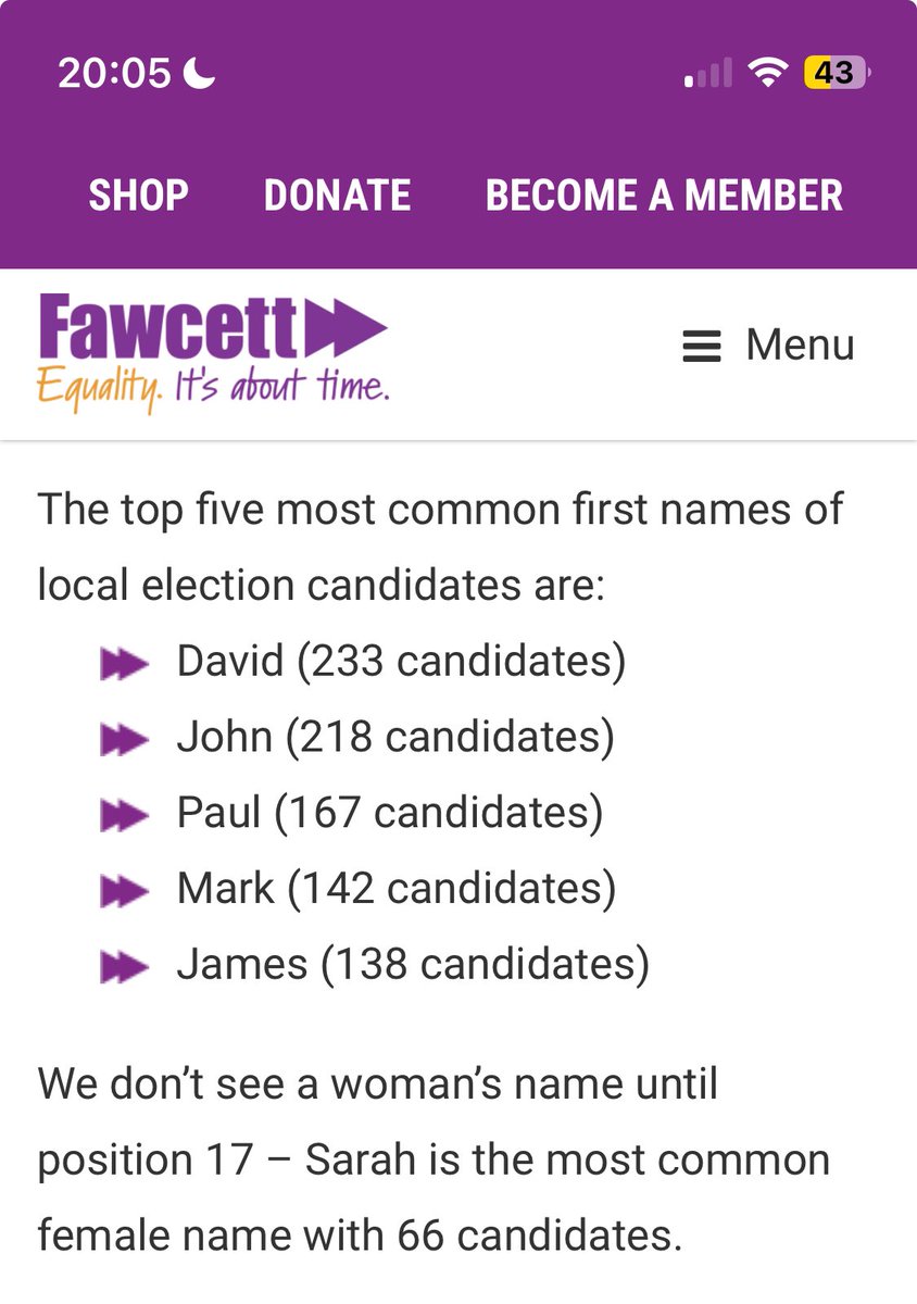Today @fawcettsociety have released research on the number of female local election candidates. Spoiler alert - it’s not very good. fawcettsociety.org.uk/news/new-data-…