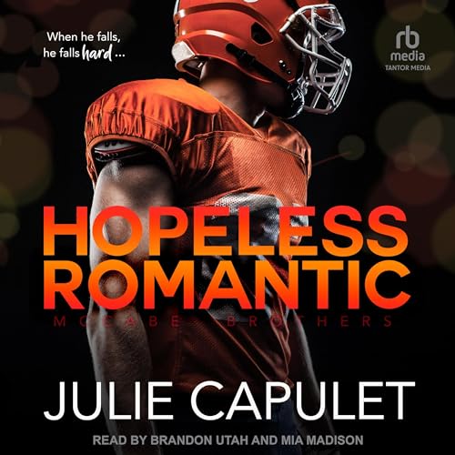 HOPELESS ROMANTIC by @JulieCapulet9 has been re-released with over 100 new pages! You will swooon over the bigger, longer version. 😉 Brandon Utah is back as the sexy quarterback... I forsee a touchdown. xoxo @TantorAudio #footballromance bit.ly/3JFeL7C