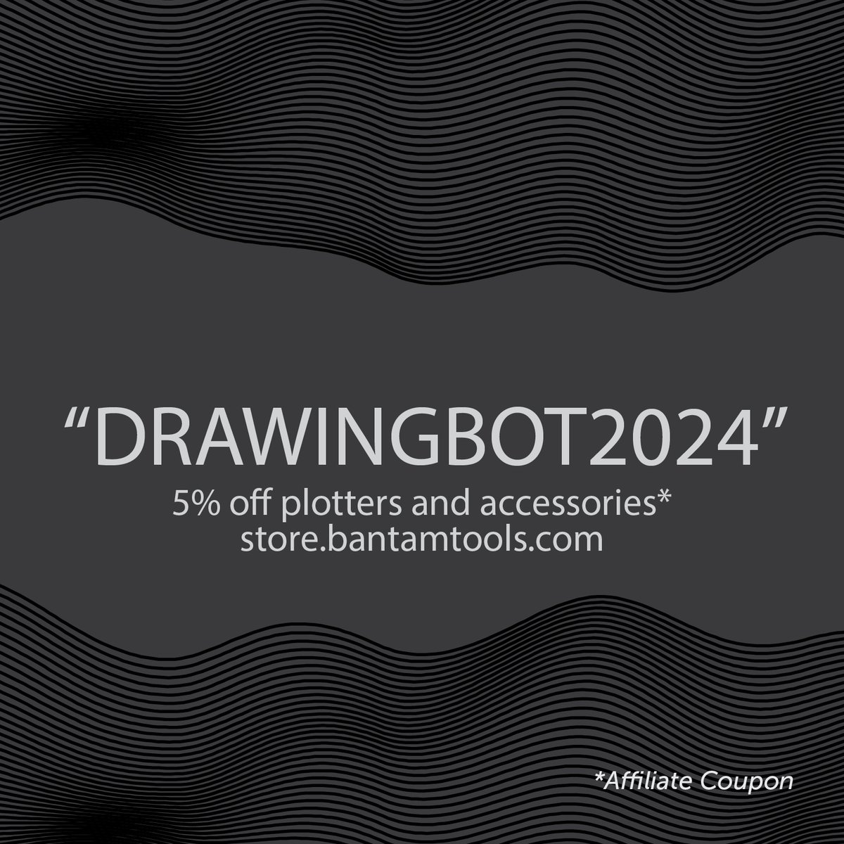 I am very excited about <a href="/bantamtools/">Bantam Tools</a> joining forces with EMSL and making next generation drawing robot, NextDraw! Check out the new models at  store.bantamtools.com/collections/ba…  and feel free to use my coupon for 5% off new plotters and plotter accessories!
