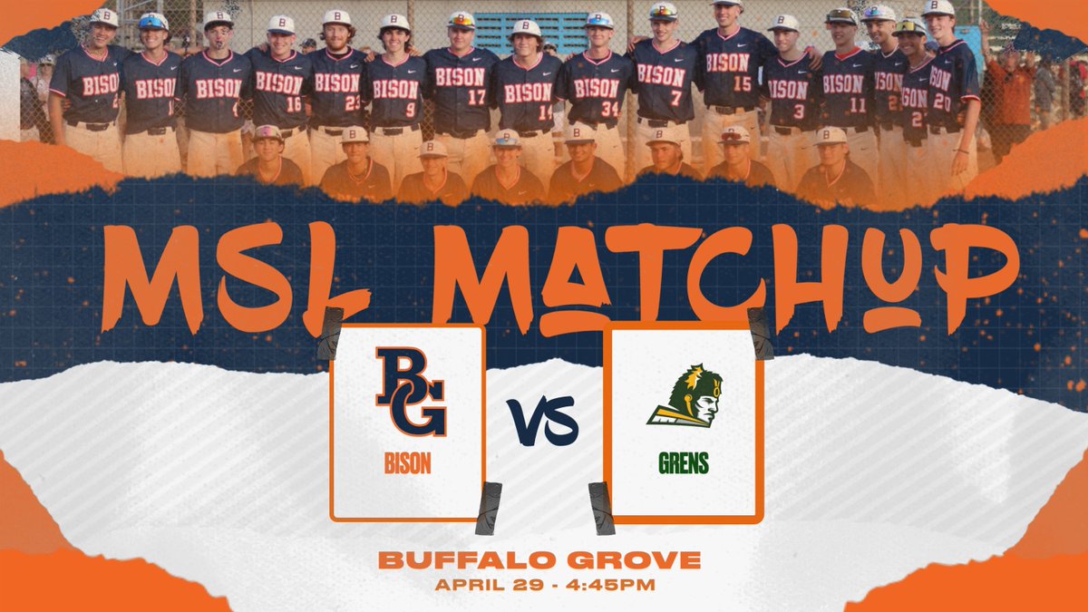 Bison 10-10-1 (5-3) vs Elk Grove 2-14 (1-7) 4:45 pm @ BGHS *****F/S game has been moved to Elk Grove due to unplayable field conditions on our lower level field. *****JV game vs Palatine has been cancelled. Makeup date TBD. @BGBisonAD