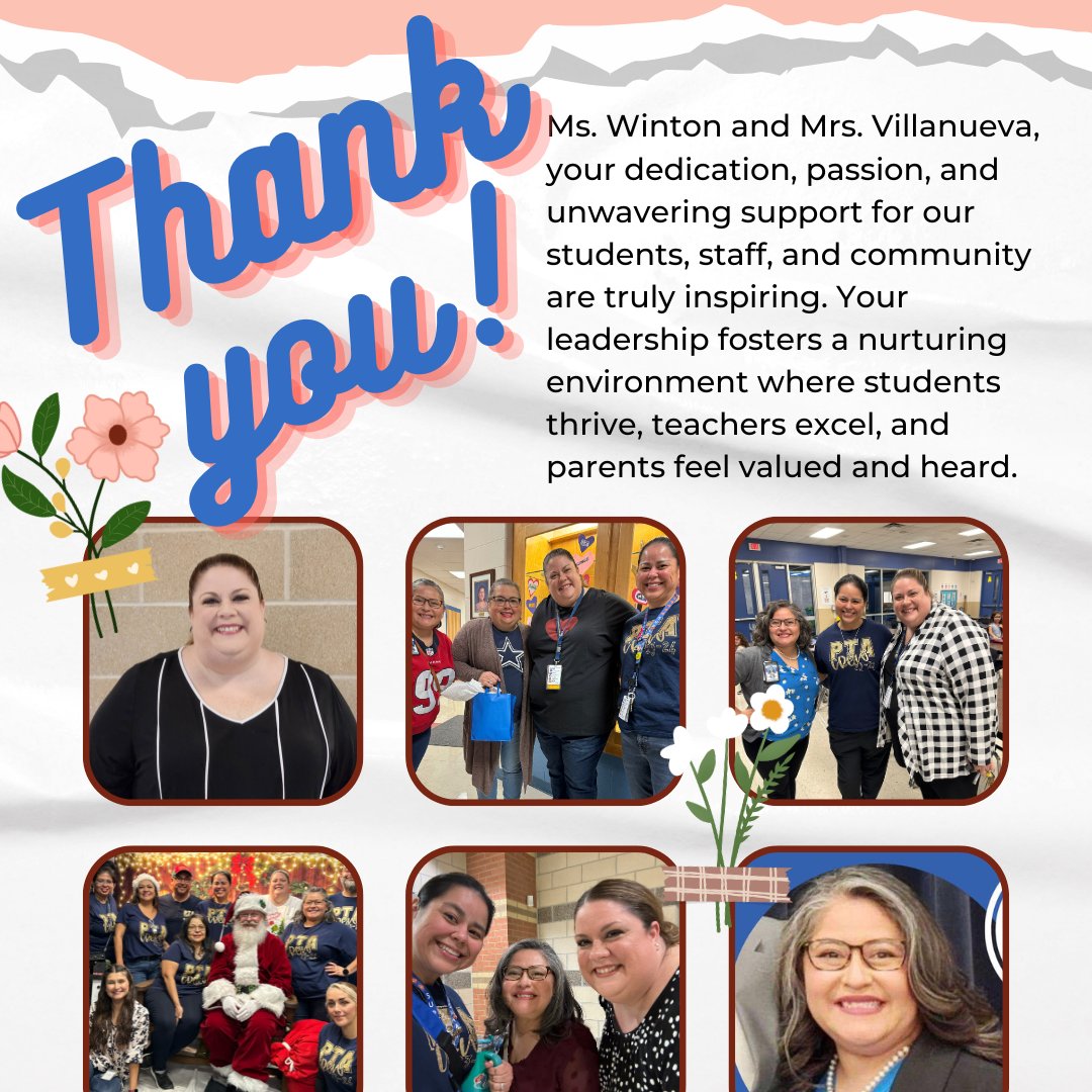 Happy School Principal Day! Today, we're honored to celebrate two incredible leaders who make Oak Hills Terrace shine brightly every single day: our Principal, Ms. Winton, and our Associate Principal, Mrs. Villanueva! #SchoolPrincipalDay #LeadershipExcellence #TeamOHT @NISDOHT