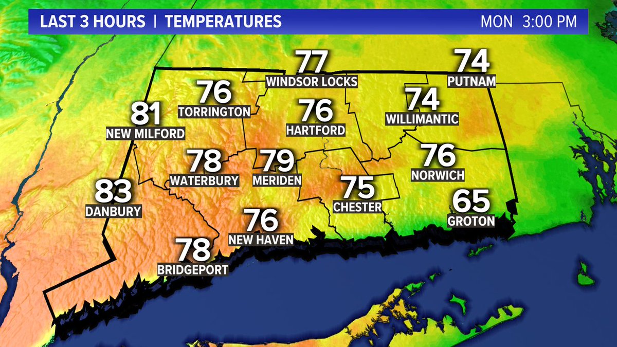 For me this is the first day this season that really feels like early summer. It's not just the warmth but a touch of humidity too! #fox61