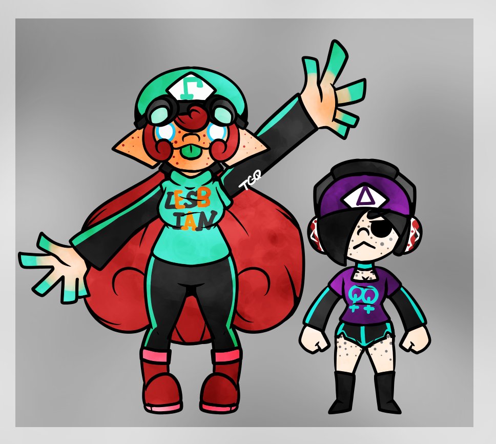 Grand Meggy is an Avatar, like Mario, and thus has her own Guardians, SMGGamma and SMGDelta #SMG4 #smg4fanart