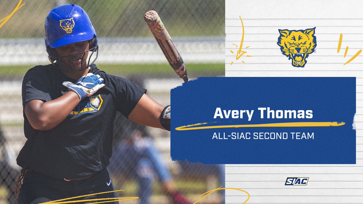 Taking care of center field all season, @FVSU_softball's Avery Thomas received All-SIAC Second Team outfield honors! Congrats Avery!