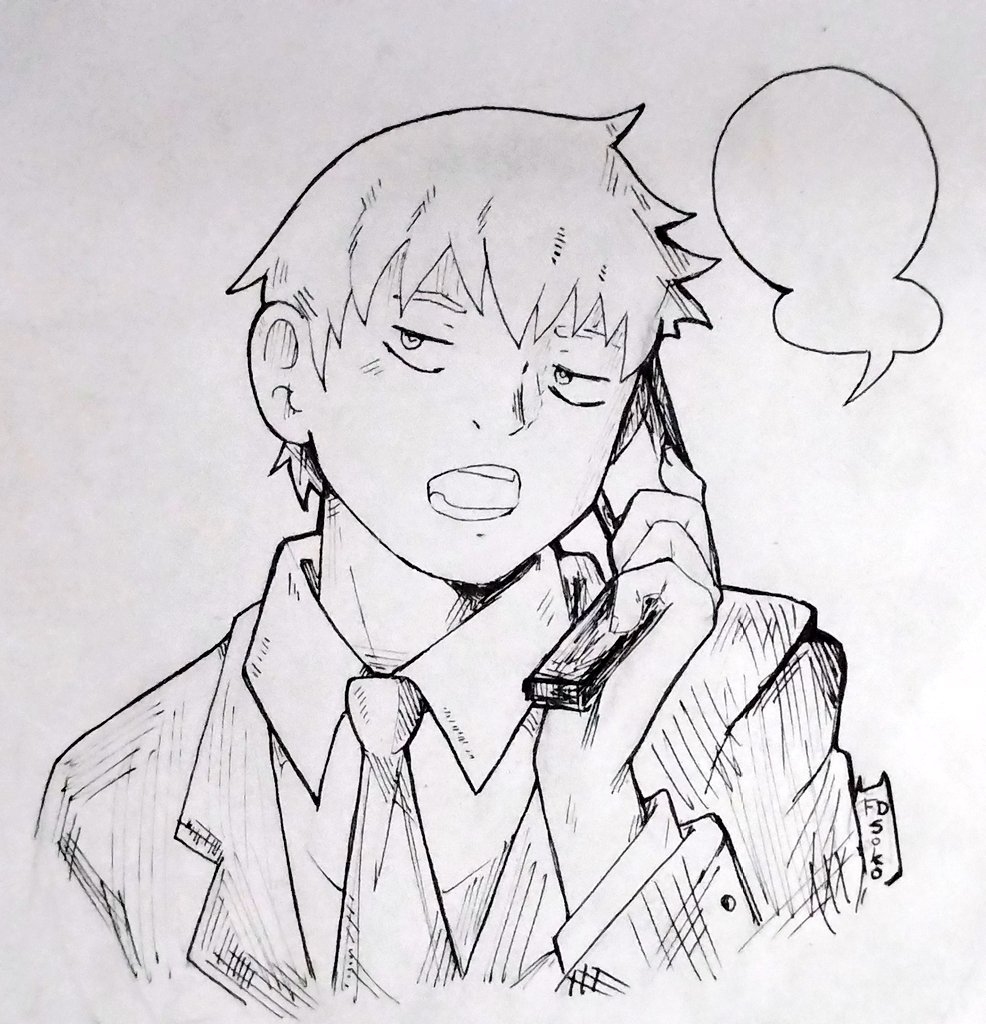 [ #reigenarataka #reigen #mp100 #mobpsycho100 #inkdrawing #霊幻新隆 #モブサイコ100 ]