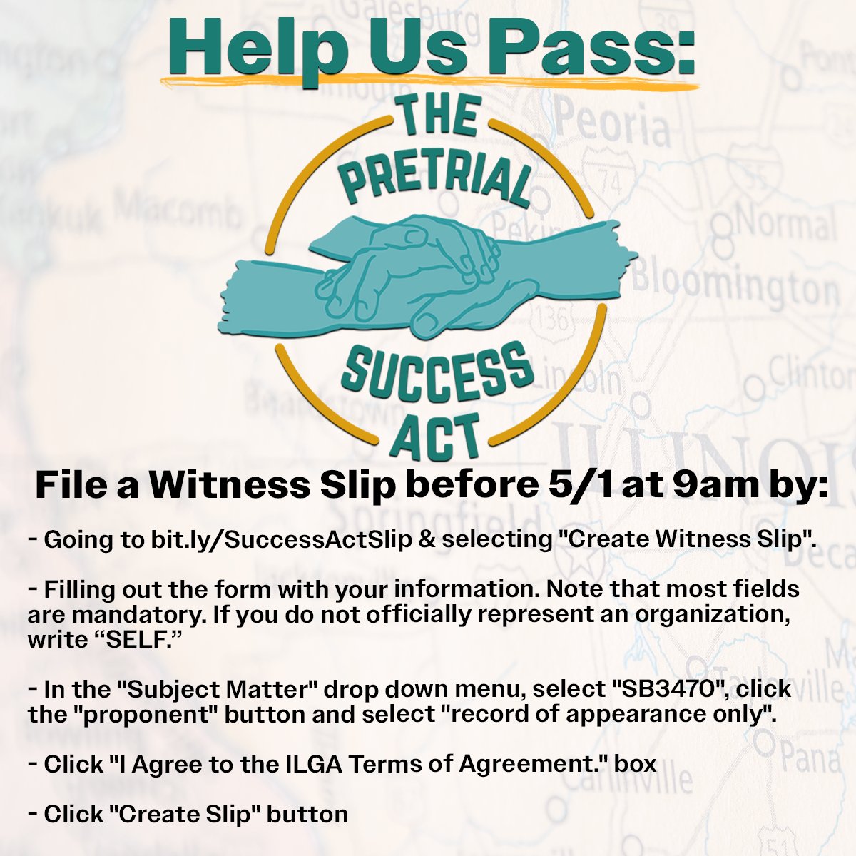 🚨ACTION ALERT🚨 Improving community safety starts with investment. Let's increase access to case management, mental healthcare, and substance use treatment for people awaiting trial. File a witness slip in support of the Pretrial Success Act: bit.ly/SuccessActSlip