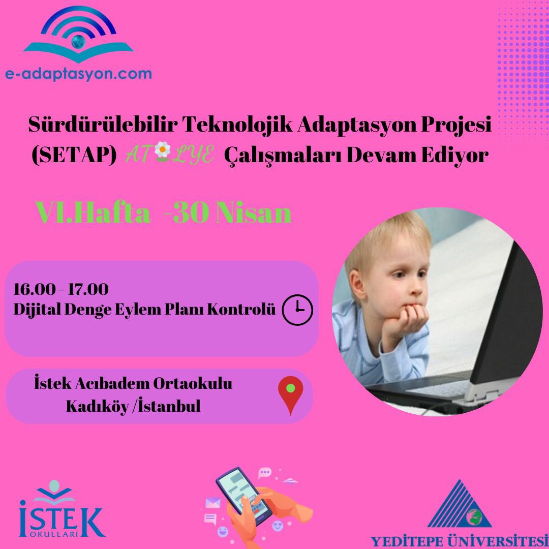 Sürdürülebilir Teknolojik Adaptasyon Projesi (SETAP), Yeditepe Üniversitesi E-ticaret ve Yönetimi Bölümü Mezuniyet Projesi'nin bir parçası olarak başladığı yolculuğuna V. Hafta Atölyesiyle devam ediyor!