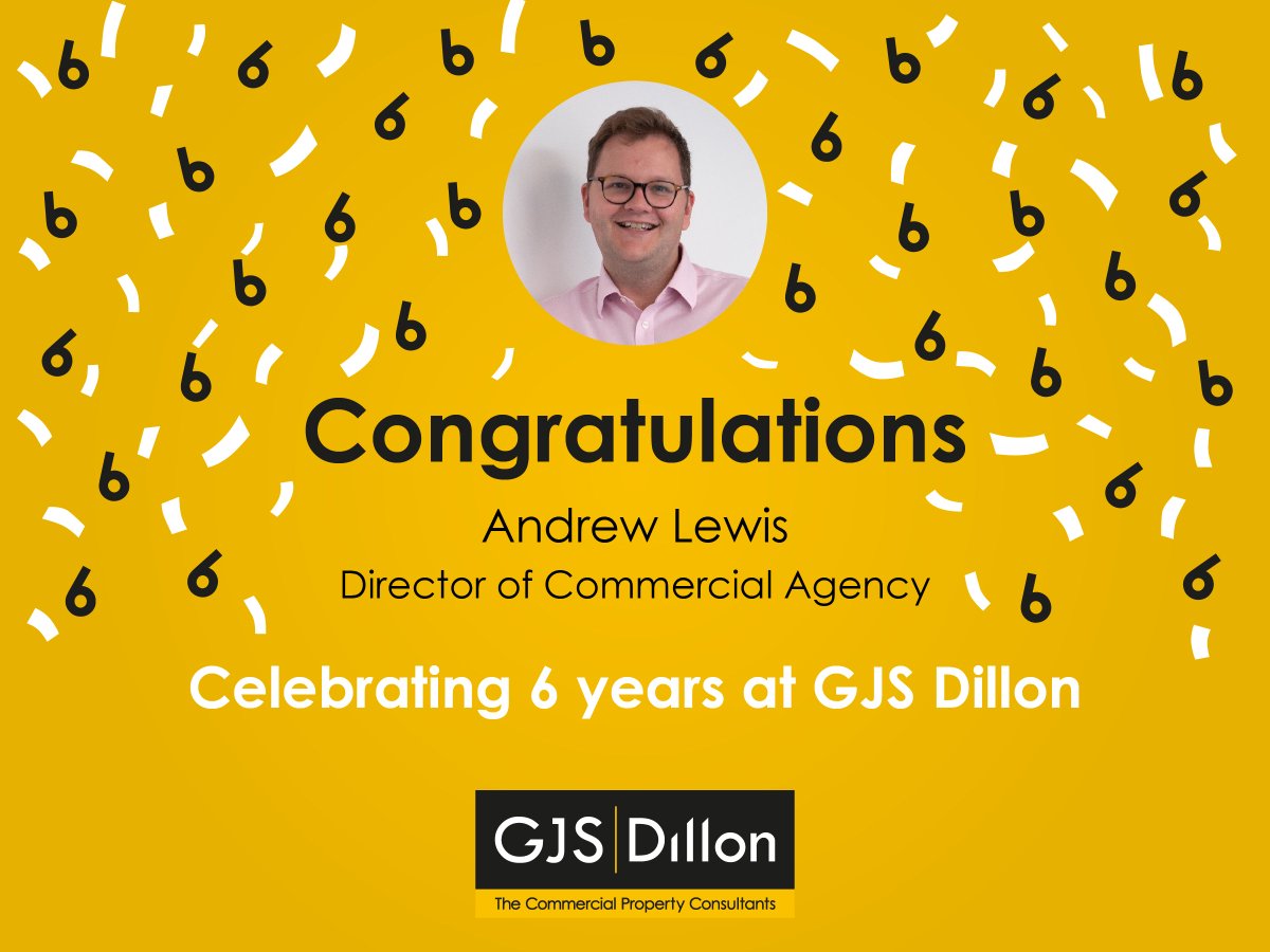 Please join us in wishing Andrew Lewis our Commercial Agency Director a very Happy 6th Anniversary at GJS Dillon! Andrew heads up our Sales & Lettings dept and is a keen traveller in his spare time with recent trips including Jordan & India 🌎 #WorcestershireHour