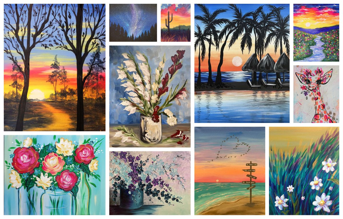 Explore Endless Creativity at Pinot's Palette 📷📷
View all upcoming events here:
📷 pinotspalette.com/webstergroves/…
#paint #wine #stl #webstergroves #art #fun #girlsnightout #datenightideas