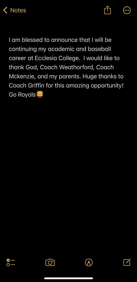 Blessed to begin a new chapter 
#goRoyals🦁

@griffin_smith01 @VBSDbaseball @EcclesiaBsb @EvanHamm @AR_Sticks