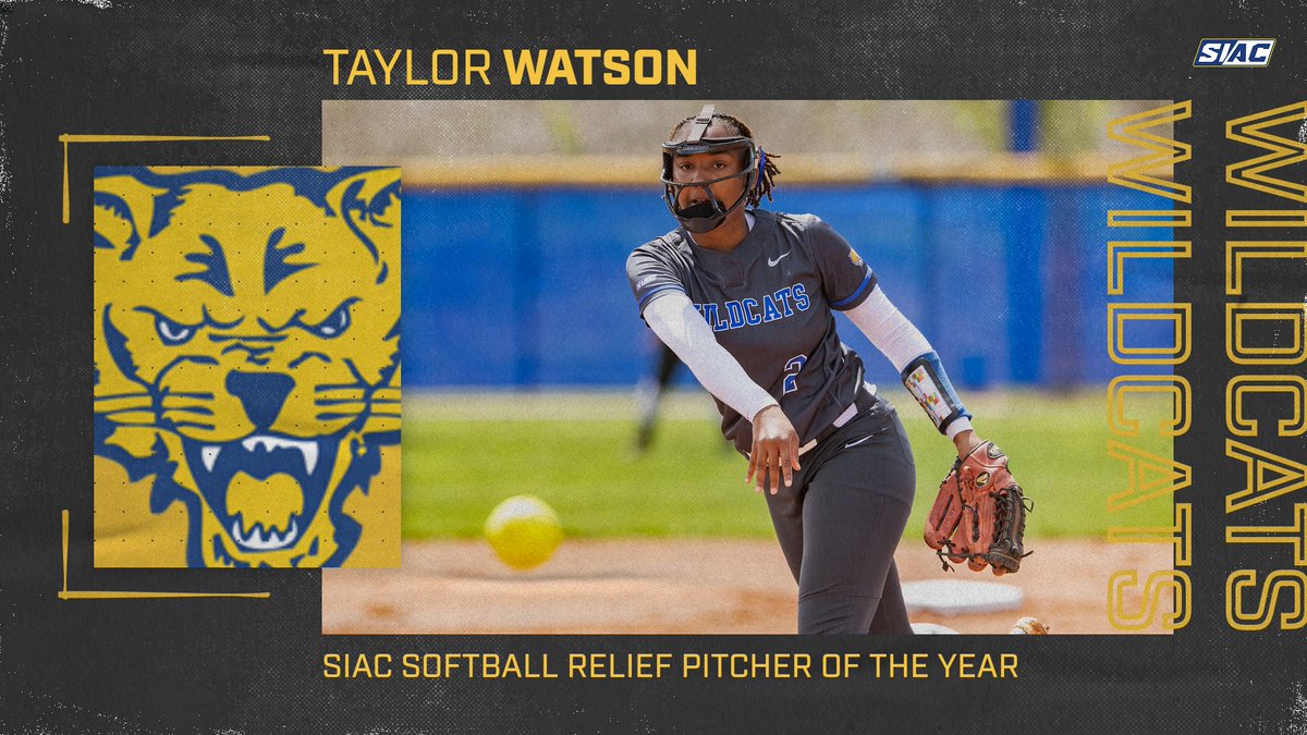 FVSU Sports (@fvsuathletics) on Twitter photo Coming in when the team needs a pick up, Taylor Watson was voted the SIAC Relief Pitcher of the Year and All-SIAC Second Team Starting Pitcher released Monday for <a href="/fvsu_softball/">FVSU Softball</a>! Congrats Taylor! Coming in when the team needs a pick up, Taylor Watson was voted the SIAC Relief Pitcher of the Year and All-SIAC Second Team Starting Pitcher released Monday for <a href="/fvsu_softball/">FVSU Softball</a>! Congrats Taylor!