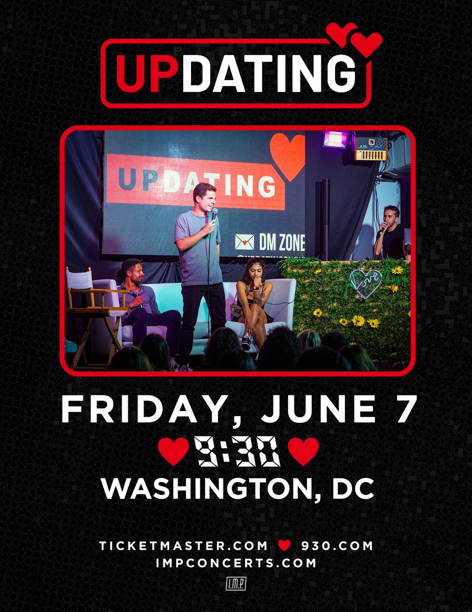 LOW TICKET WARNING: 6/7, @updatingshow 🎟️: hive.co/l/updating930