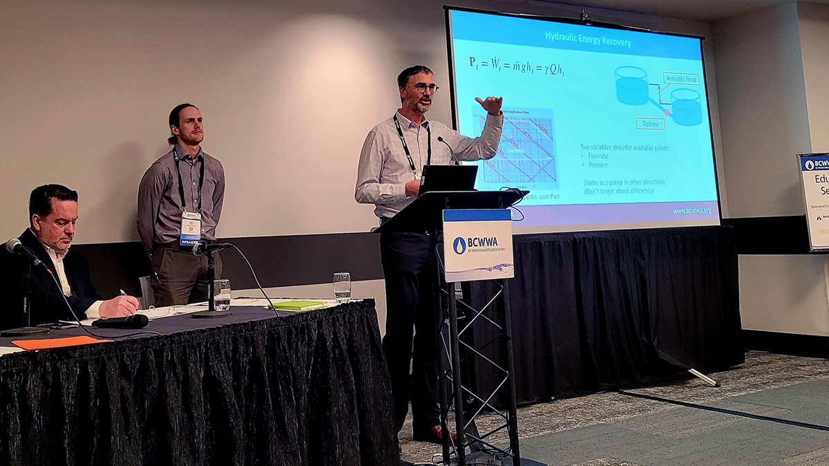 associatedeng's tweet photo. Kicking off our slate of presenters on day one at #BCWWA2024 is Jonathan Musser, Process Engineer. https://t.co/6LrR2eGw2E