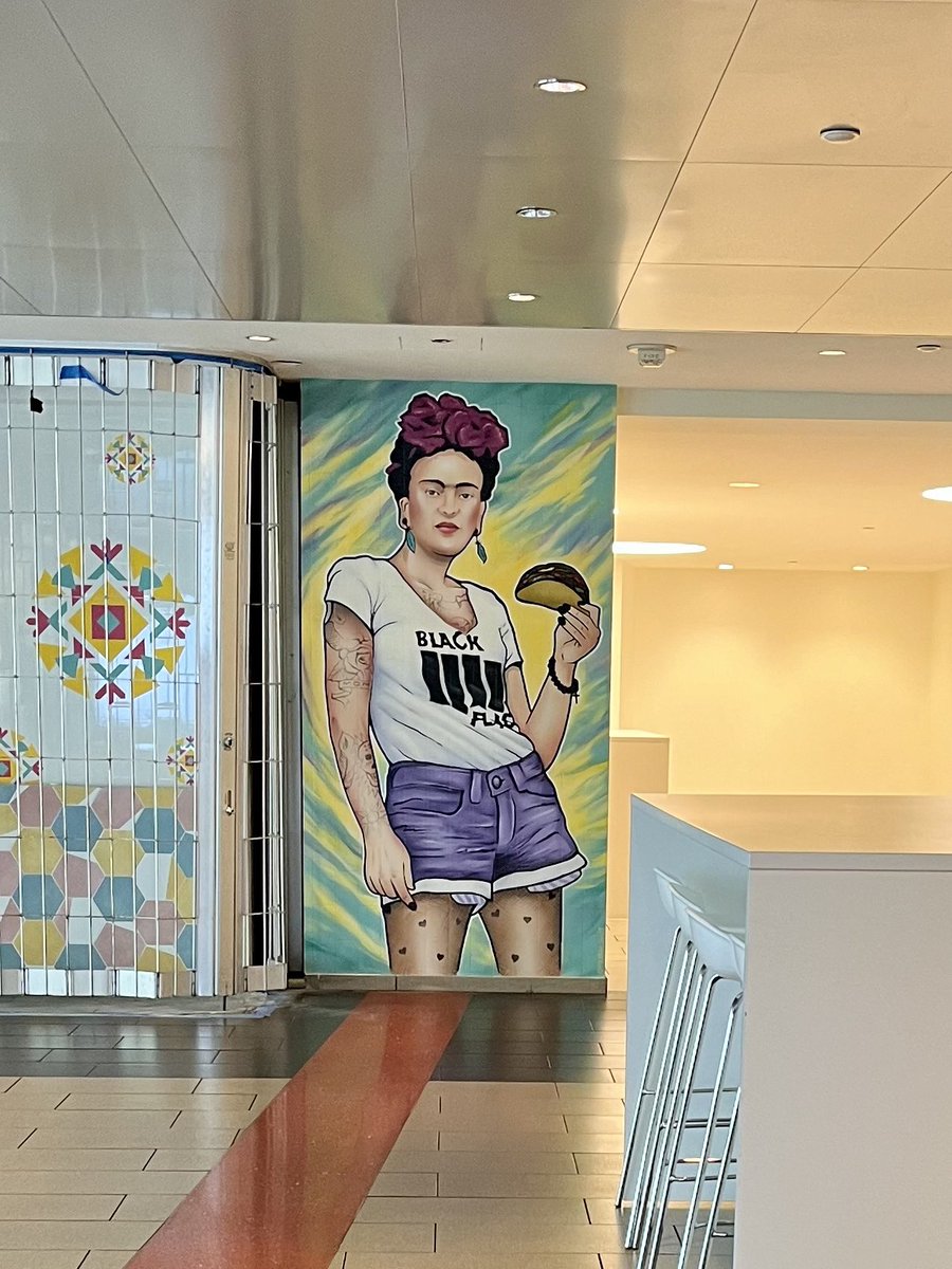 this cursed mural at the food court connected to my office building has been haunting me for over two years, and i’ve decided it’s well past time that it haunts you too