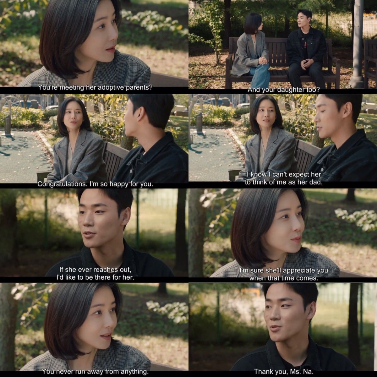 The writers really couldn’t let this ship sail they had to sink it🤣 Moon Yeong knows Jinwoo will be a good dad to his daughter he’s deserves only good things 
#HideEp12 #Hide
#LeeBoYoung #LeeMinJae