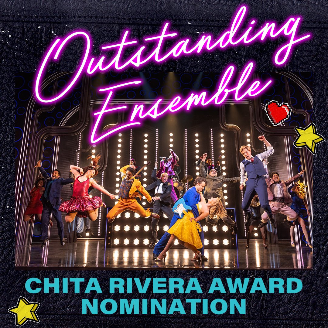 The HEART of THE HEART OF ROCK AND ROLL! 🎸 Congratulations to our legendary ensemble on their nomination at the Chita Rivera Awards 🤘 @ChitaAwards