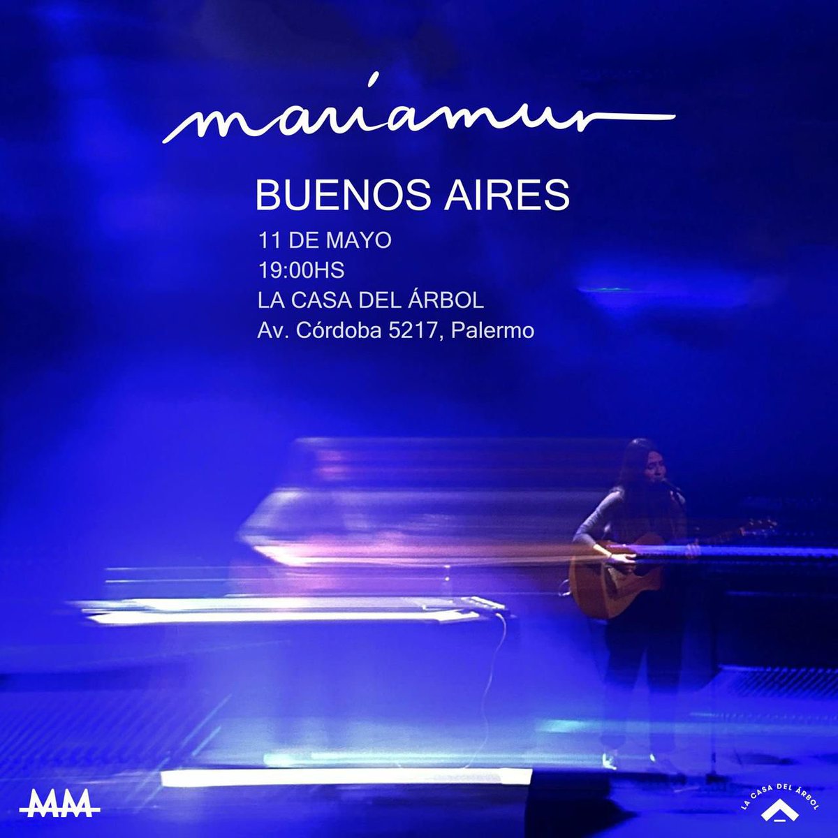 María hace muchas cosas y todas las hace muy bien.
Pero cuando escribe y canta… Eso se coloca en otro lugar. Uno increíble.
Va a dar su primer bolo en Buenos Aires y ahí estaré, enfrente. Siento mucha admiración.
Venid, hacedme caso, venid.
<a href="/MariaGut9/">María Gutiérrez</a> 
passline.com/eventos/maria-…