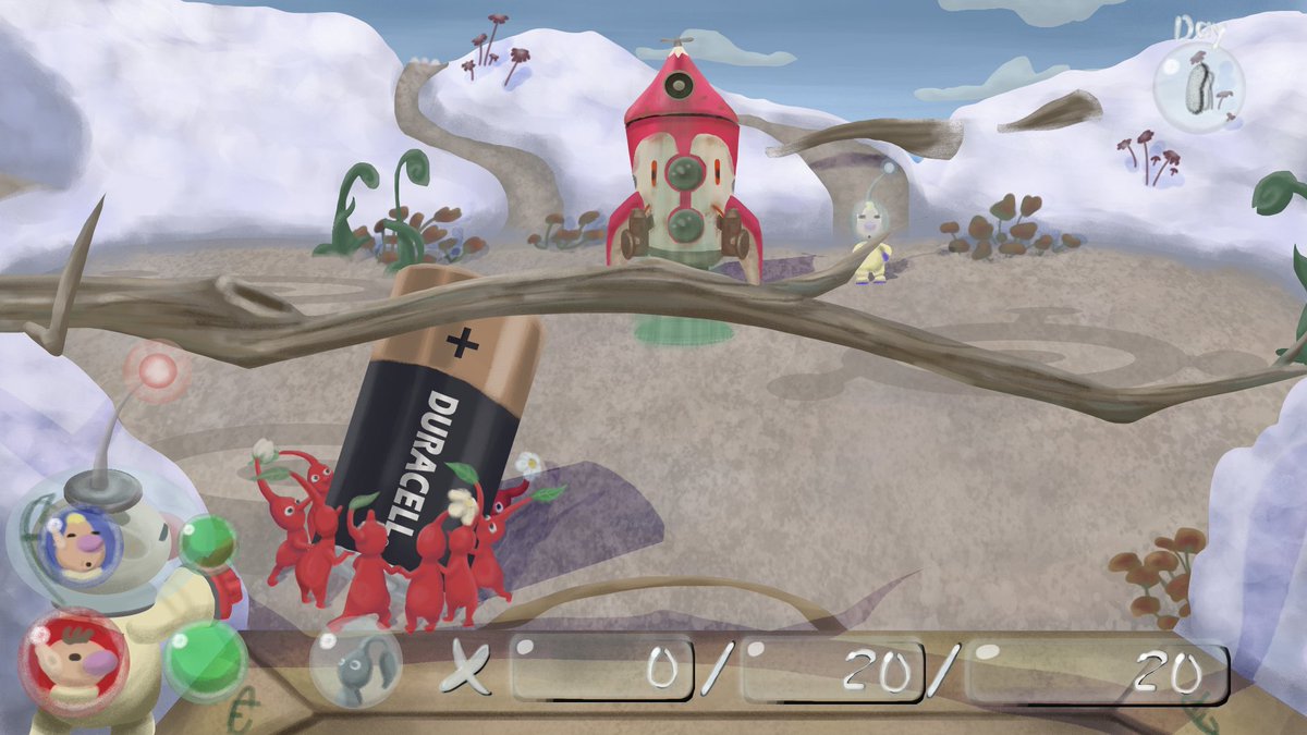 GreenKorvus's tweet image. Happy pikmin 2 20th anniversary to yall!! #pikmin #pikminfanart #nintendo #art @NintendoAmerica