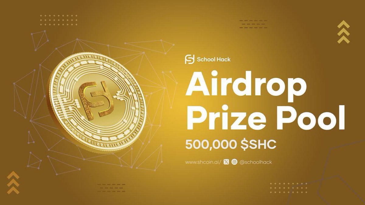 EARLY ALPHA, LETS BE RICH! 🤑 FARM HARD!! The Airdrop for @SchoolHackCoin is starting! 🚀 💫 Cost: $0 💫 Reward: $SHC airdrop 💫 Airdrop Date: May 20th 💫 First CEX Listing: Confirmed with @CoinstoreExc ! I'm farming $SHC now. Sign up here (no referral)…