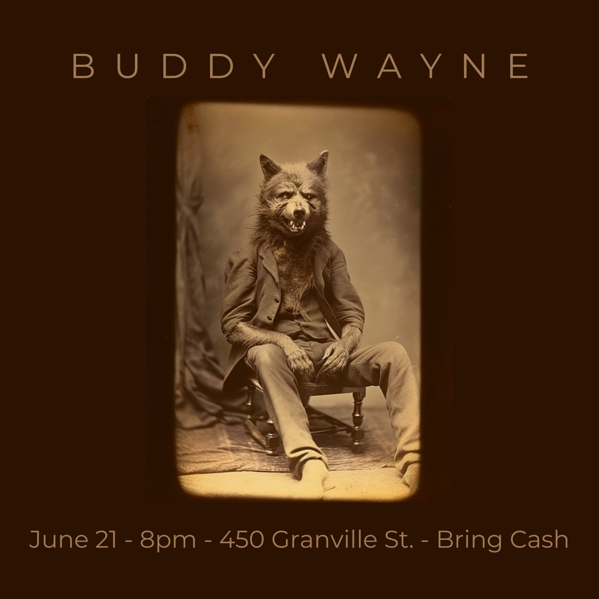 buddyjwayne's tweet photo. I will play songs of ne'er done good from the forthcoming album. Show up to @TreesOrganic at 450 Granville Street around 7:30pm on June 21, 2024 and bring cash. With Fleetham Stevens and Stringscape Sonata, and hosted by the one and only
@marquisdesouza https://t.co/obtkfAkNZH