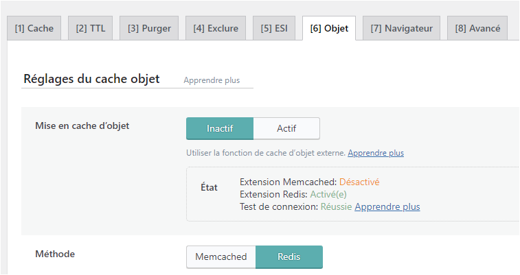 Bon. C'est si difficile que ça chez O2Switch à ACTIVER ce p.. de cache Redis dans LSCache ???

J'ai suivi à la lettre le tutoriel, macache, l'option ne reste pas 'cochée' (redis bien activé php/cpanel, etc.)