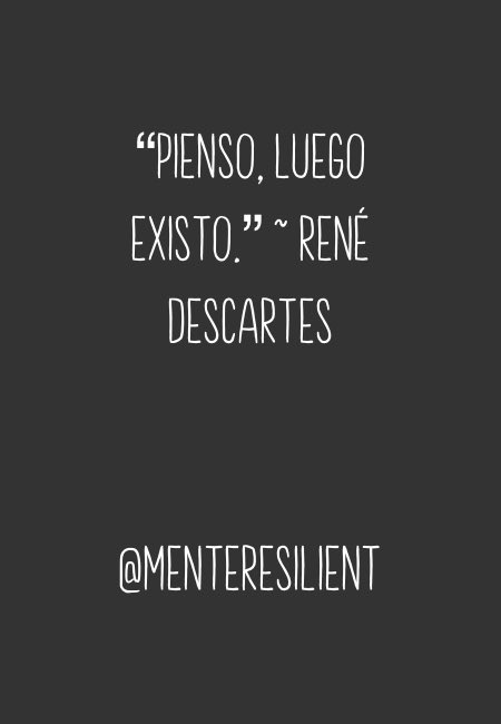 La conciencia confirma nuestra existencia. 

Cultiva la reflexión y la autoconciencia.
#CrecimientoPersonal #AutoMejora #LeccionesDeVida