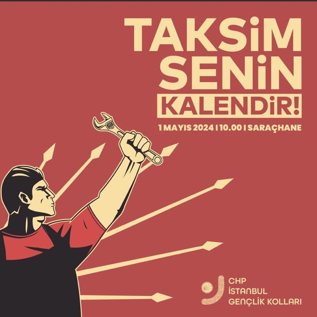 CHP'den yurttaşlara çağrı;

1 Mayıs'ta Taksim'e!✊✊✊