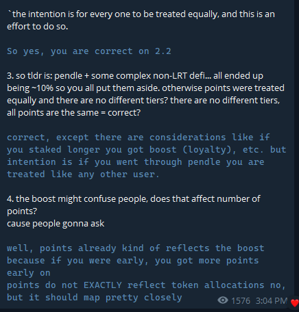 Thanks Ivan. You're a king. 

Looks like <a href="/pendle_fi/">Pendle</a> and <a href="/GearboxProtocol/">Gearbox ⚙️🧰 Protocol</a> users will get their full point values pre-March 15th and everything else will be s2.