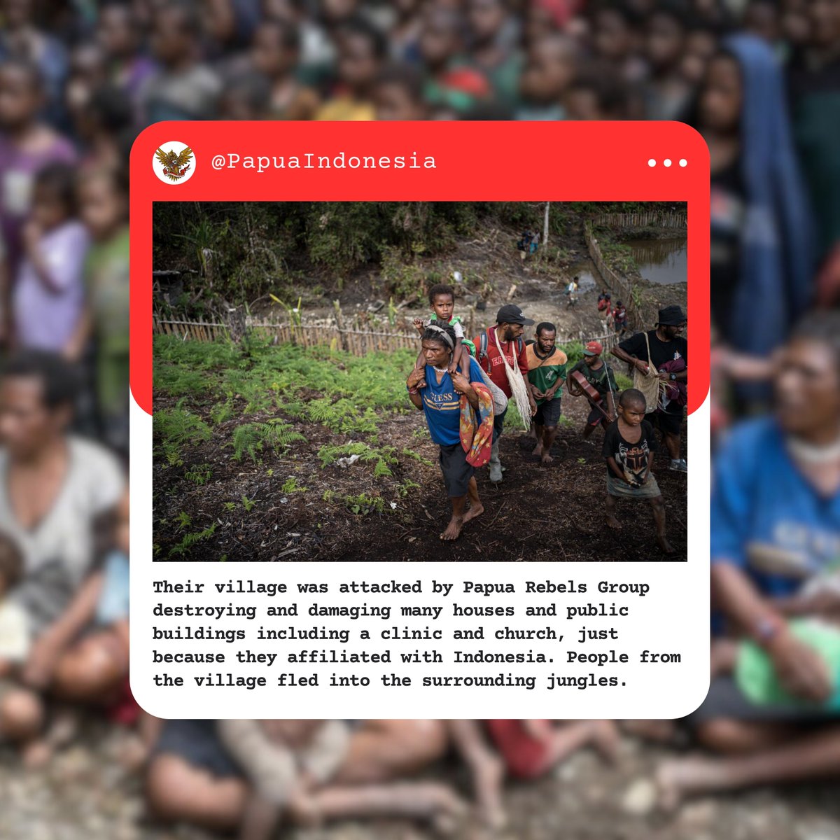 OPM must be eradicated

#Papua #PapuaNKRI #PapuaIndonesia #Westpapuan #PapuaIsIndonesia #PapuaMaju #EradicateOPM #OPMKillers #SavePapua #PapuaofIndonesia