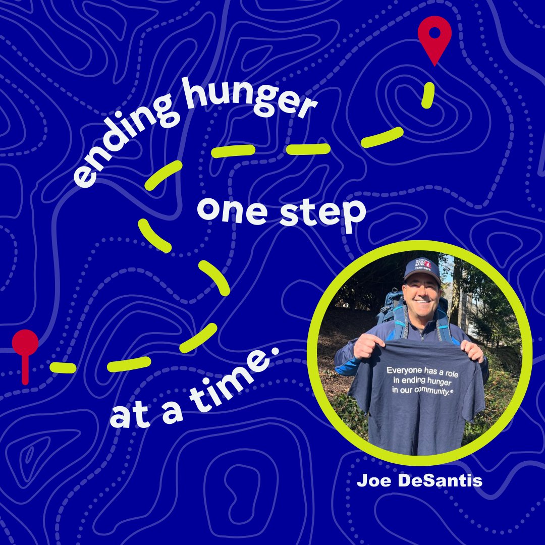 Join Joe's incredible journey to #EndHungerHere! Walking 550 miles along the Camino de Santiago, Joe is raising money to support GBFB. To donate to his fundraiser or to learn more about his journey, visit this link: bit.ly/3Qa9dpi