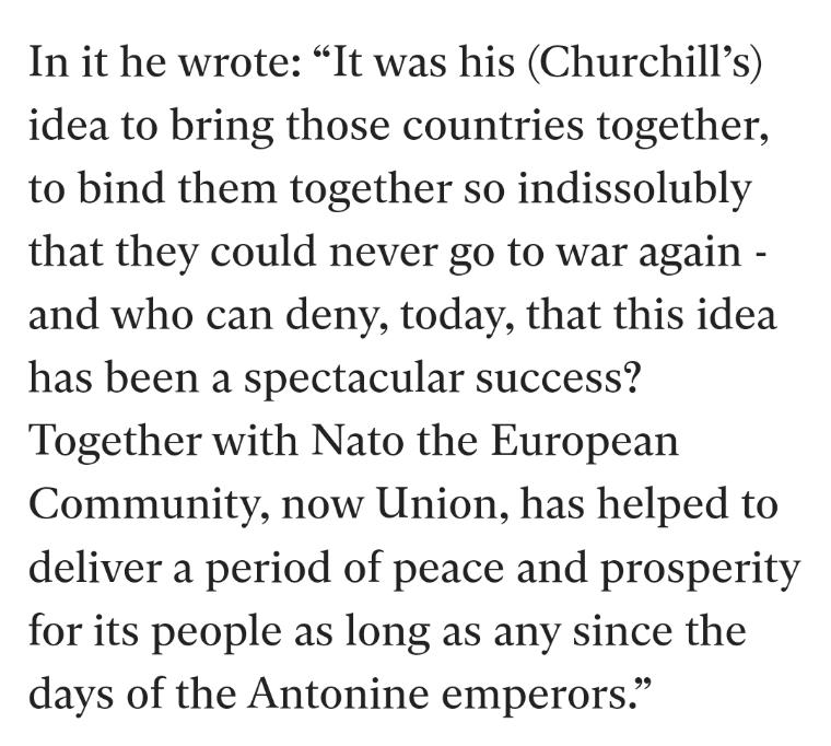@implausibleblog Reminded of Boris Johnson's words from his Churchill biography, The Churchill Factor, describing the EU as a 'spectacular success.' independent.co.uk/news/uk/politi…
