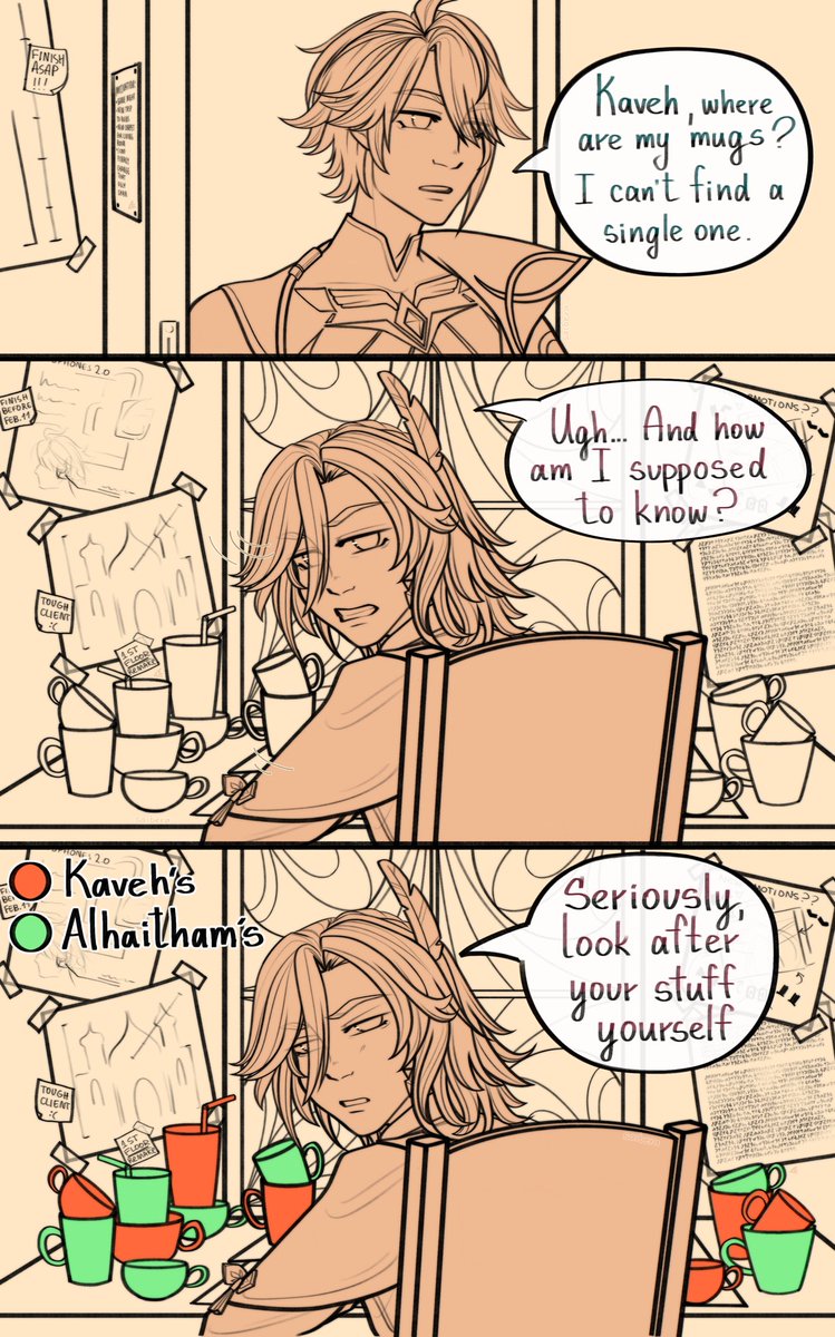 _saibera's tweet image. personal belongings 
#haikaveh #Kaveh #AlHaitham