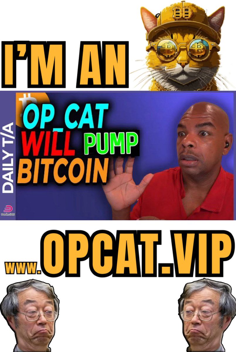 @justbillymays yea its Satoshis $opcat tomorrow it gets enabled on the signet ;) @opcatofficial

#OP_cat #BIP420