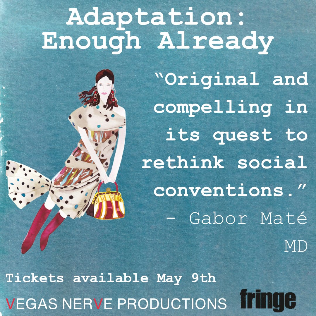 Adaptation: Enough Already is coming to the Fringe Festival this summer. Tickets available from May 9th

#EdFringe #EdinburghFringe #Fringe2024 #FringeTheatre #theatre #adaptation #performance #acting #performingarts #play #women #Cvenues