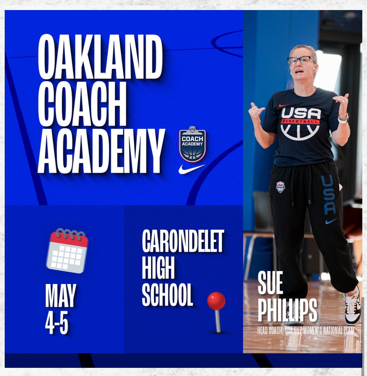 🏀X’s & O’s Growth Mindset! Coach Academy @USABYouth #GetBetterBeBetter Register now: events.eventzilla.net/e/usa-basketba…