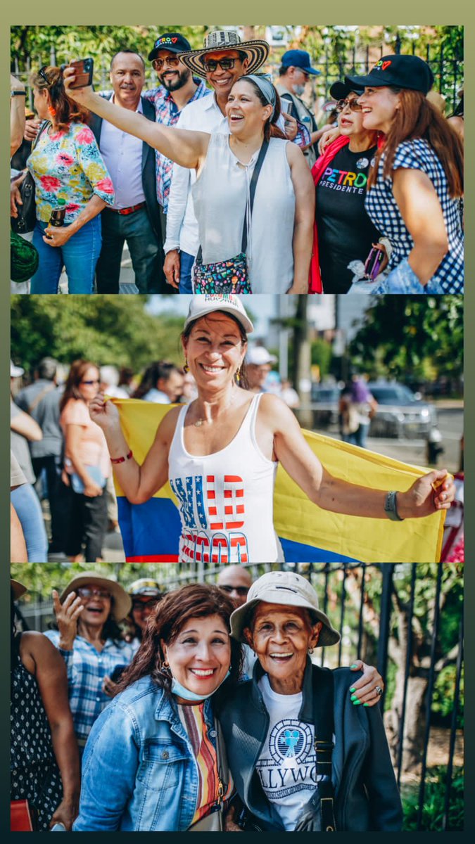 Nos movilizamos porque la diáspora colombiana en el mundo, la Colombia extendida en el mundo, no es simplemente una comunidad, es una representación viva de la tenacidad de Colombia, son las mejores embajadoras y los mejores embajadores del país #LeMarchoAlCambio