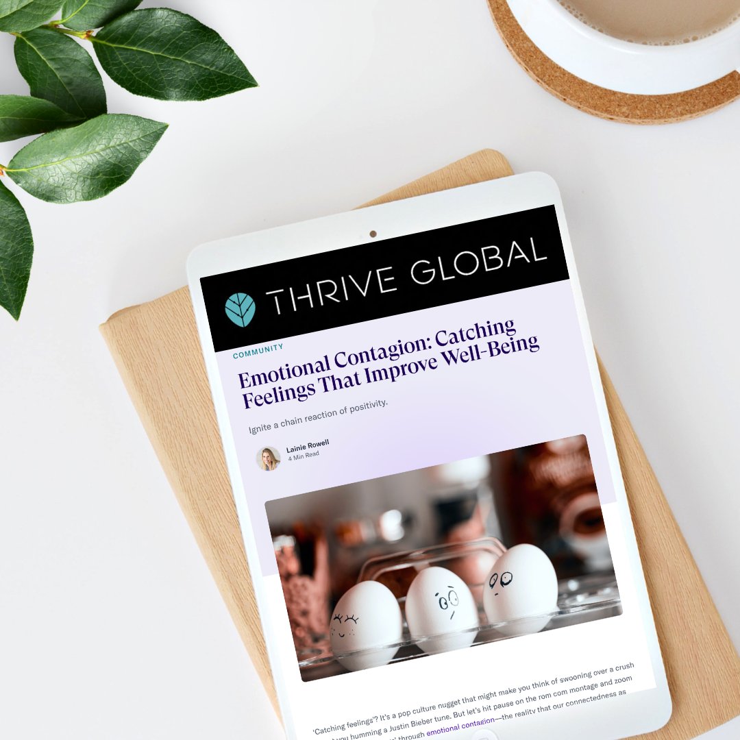 📝 'Emotional Contagion: Catching Feelings That Improve Well-Being' on @thrive!
⬇️ Check it out! 📄 Read or 🎧 listen!
community.thriveglobal.com/emotional-cont…
#BoldGratitude #EvolvingWithGratitude